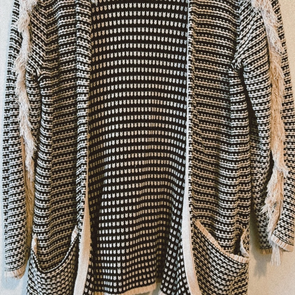 Black and White Cardigan